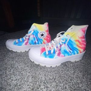 converse lugged high top size 8